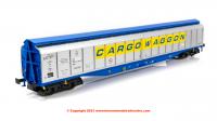 5028 Heljan IWB Cargowaggon number 33 80 2797 596 in Silver and Blue livery